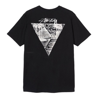 เสื้อยืด ✐✶❦Stussy Inverted triangle TEE T-shirt MAN/WOMAN 21SS