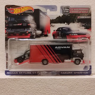 Hot wheels Team Transport ADVAN ล้อยาง