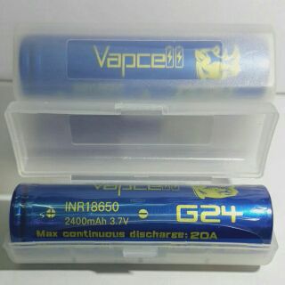 (ยิงสด1ก้อน) Vapcell INR18650 2400 mAh 3.7V [G24]