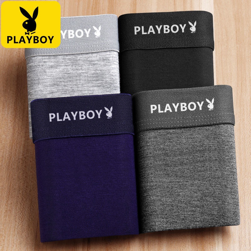 Playboy Men Underwear Cotton Mini Brief - Assorted Colour (3 Pcs)  B122475-3115