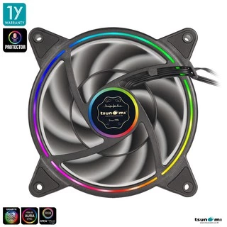 พัดลมระบายความร้อนTsunami Protector 1250 Cooling Fan *1 (Additional Package) ARGB Ready 12CM รับประกันสินค้า 1 ปี