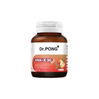 Dr.Pong ANA-X 30 อาหารเสริมยืดวงจรเส้นผม ลดผมร่วง เพิ่มจำนวน เพิ่มน้ำหนักเส้นผม