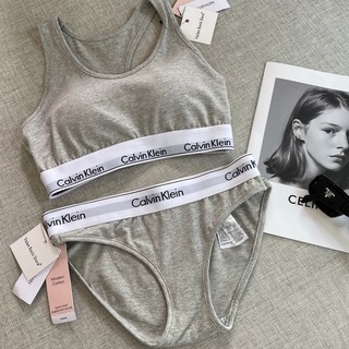 Calvin Klein Undaerwear Bralette (Grey) 🇺🇸 เซท บรา+กางเกงใน