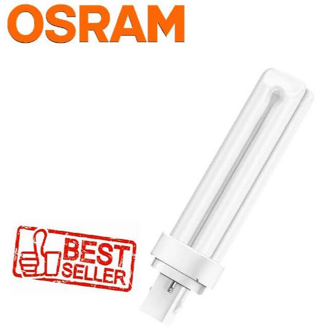 หลอดคอมแพคฟลูออเรสเซนต์ หลอดตะเกียบ Osram DULUX D (2pin) 18W/865 G24D-2