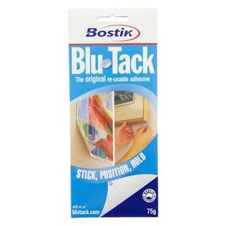 KTS (ศูนย์เครื่องเขียน) กาวดินน้ำมัน Bostik Blue Tack 75g. blutack