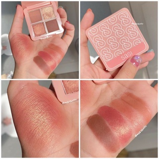 อายแชโดว์ Sasi พาเลตตาสุดคิ้วท์ โทนชมพูตุ่นหวานๆละมุนละไม สี…