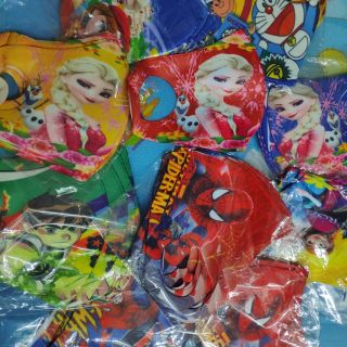 หน้ากากผ้า ซักได้ ลายการ์ตูน ของเด็ก