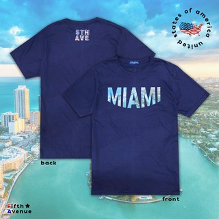 5thave เสื้อยืดแขนสั้น รุ่น City in America (Miami)