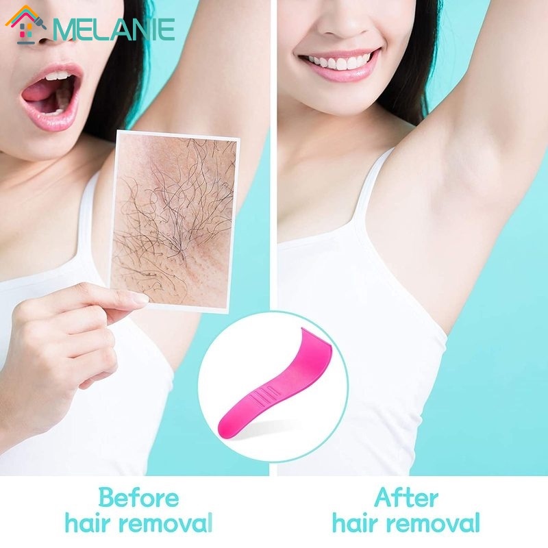 1 Pc Pack Mini Men Women Special Hair Removal Cream Durable Scraper / Pp Plastic Personal Curved Scoop ราคา ถูกที่สุด ดีลบีเคเค แกลเลอรีภาพที่ 2