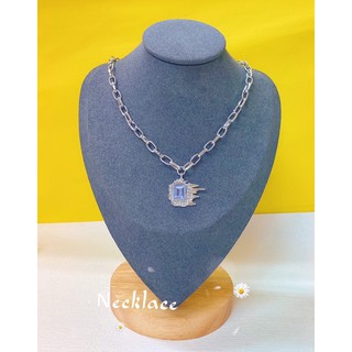 Necklaceสร้อยคอแนวสตรีทพร้อมจี้ รูปผีเสื้อ🦋รูปหน้ายิ้ม smiley emoji 😊รูปดอกไม้🌼 titanium steel Daisy😊🦋🌼สร้อยคอโซ่