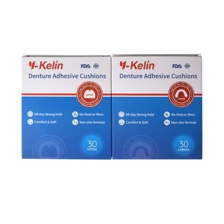 Y-kelin เบาะกาวติดฟันปลอม (บน 30+ล่าง 30) เบาะฟันปลอม นุ่มสบาย