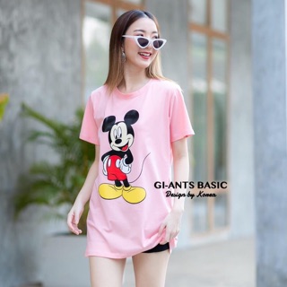 🌷New Collection คอกลมแขนสั้น สกรีน mickey mouse🐣🐣