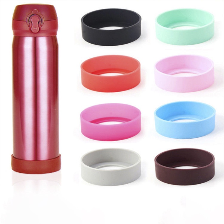 5.5/6/6.5/7/7.5/7.8/8.2cm แก้วน้ําเก็บความเย็น tumbler kinto อุปกรณ์เสริม ปลอกซิลิโคน กันลื่น แก้ว locknlock ขวดสาเก เส้นผ่าศูนย์กลาง สําหรับขวดน้ําแก้ว สตาบัค