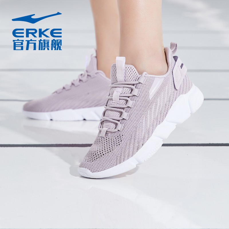 Explosive Hongxing Erke Sports Shoes 2021 Spring / Summer New Women s ins Wild Running Lightweight S