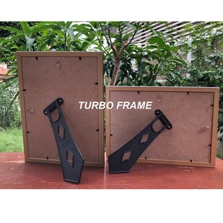 กรอบรูปสีขาวเกียวเฉียงใส่ภาพขนาด 4x6 ,6x8”, A5(14.8x21 cm) , 8x10”,8x12”,A4,10x12”(DB489)พร้อมกระจใส ขาตั้ง หูแขวนผนัง