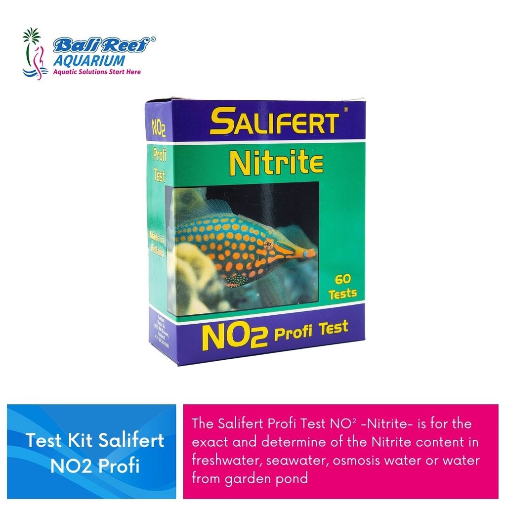 Salifert Nitrite Test Kit เครื่องมือทดสอบเนื้อหา No2