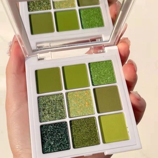 สินค้าใหม่ INSFANY อายแชโดว์ โพลาไรซ์ สีเขียวอะโวคาโด แยมเก้าสี ปรับแต่งดวงตา 2022