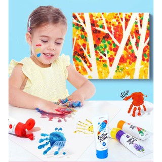 Finger paint สีทามือฟิงเกอร์เพ้นต์ไร้สารพิษ สำหรับเล่นศิลปะได้ดีที่สุด แถมช่วยเสริมพัฒนาการการเรียนรู้