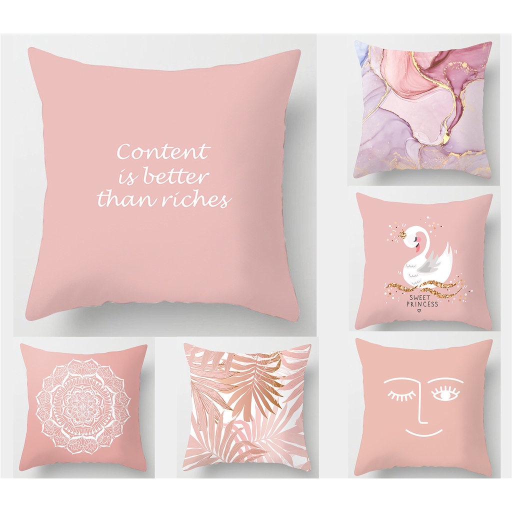 <COD>Abstract Pink Pillow case40x40,45x45,50x50,60x60,Home decor throw pillow case,Sofa cushions covers.