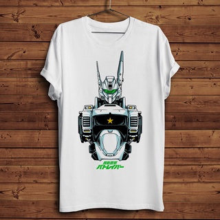 ขายดี!เสื้อยืดแขนสั้นลําลอง พิมพ์ลายอนิเมะ Mobile Police PATLABOR สีขาว แฟชั่นฤดูร้อน สไตล์ญี่ปุ่น สําหรับผู้ชายS-5XL