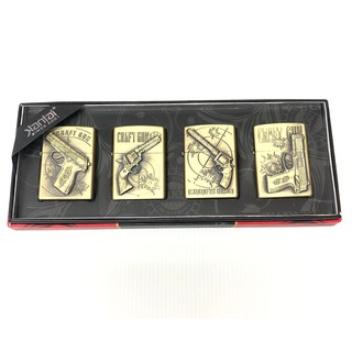 ไฟแช็คน้ำมันสไตล์ซิปโป้ Zippo เซ็ตละ 4 ชิ้น No8