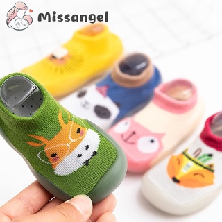 Children Anti-slip Shoes Newborn Baby Girl Cotton Non-slip Floor Socks Baby Boy Rubber Sole Cartoon Indoor Socks Infant Shoes