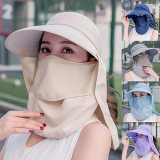 🛍️ SUN RKT🛒หมวกปีกกันแดด หมวกใส่ตกปลากลางแจ้งเดินป่า Camping Visor