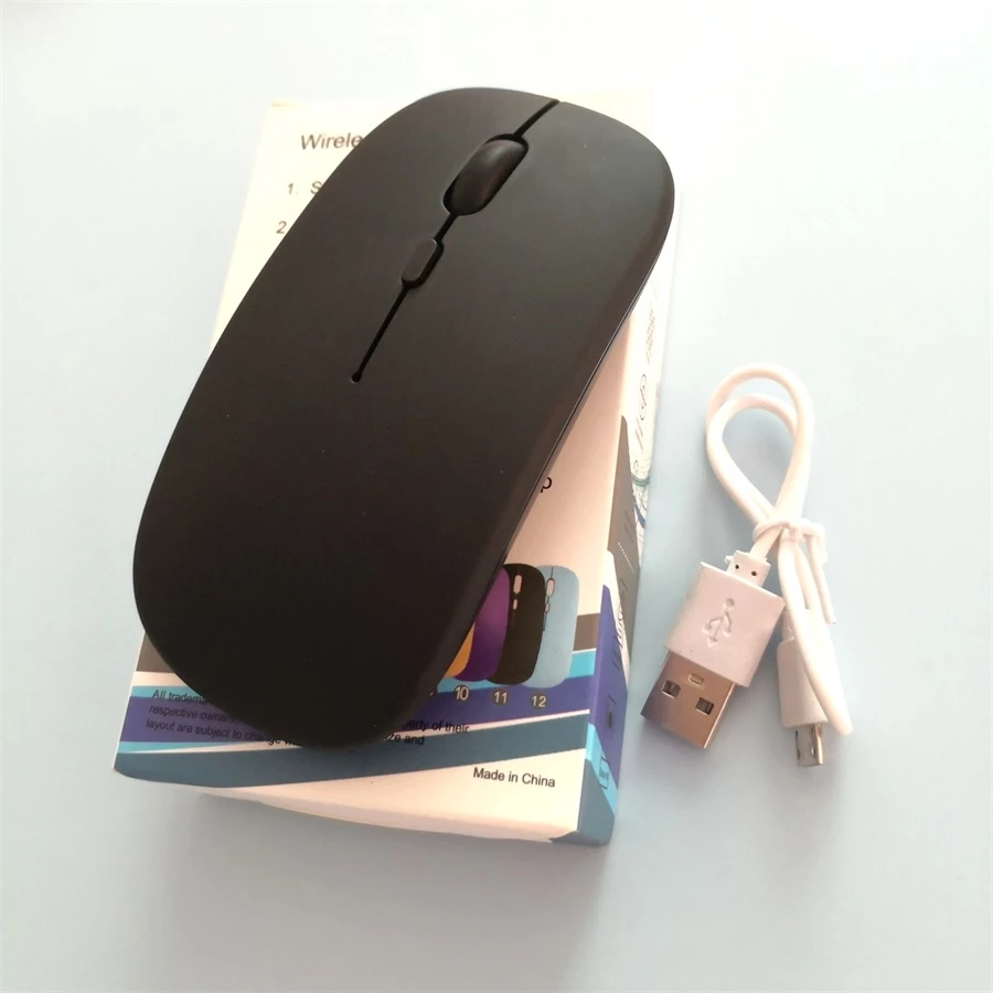 เมาส์ไร้สาย Bluetooth ชาร์จ USB มีแบตเตอรี่ในตัว thumbnail 3
