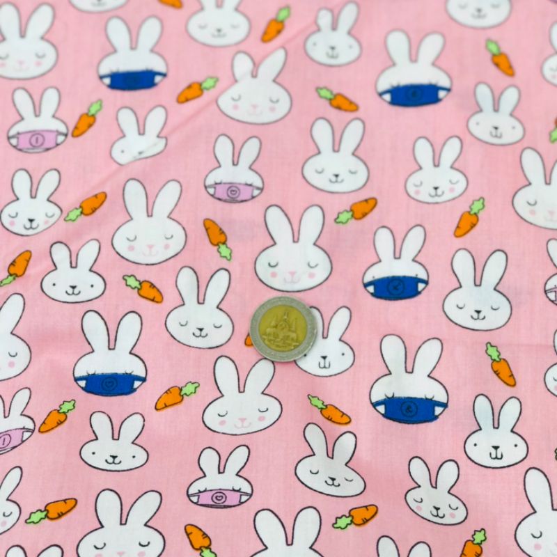 ผ้าแบ่งขาย 1ชิ้น 1/2 เมตร ผ้าคอตตอน 100% cotton twill  ผ้านำเข้า พร้อมส่ง - รูปที่ 2