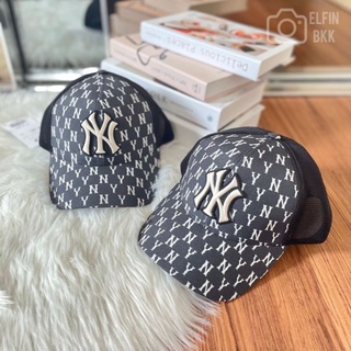 แท้ 💯 Monogram Classic Mesh Cap -NY หมวกแก๊ป หลังตาข่าย สีดำ