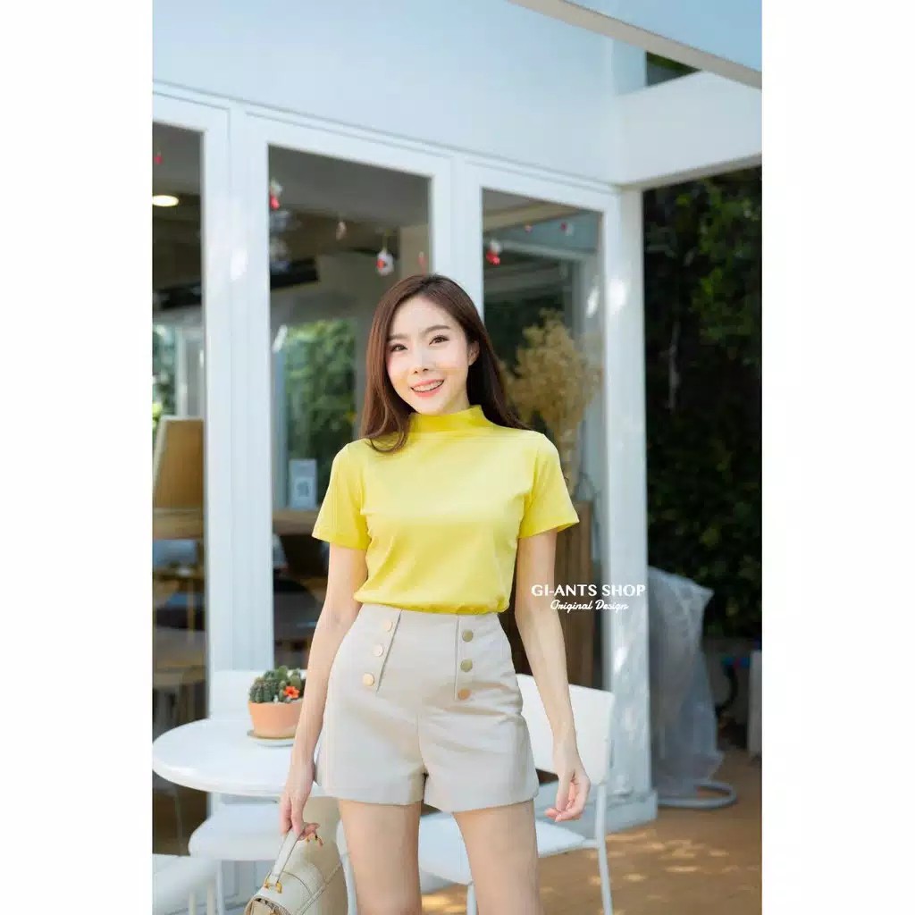 ยักษ์ BASIC / GIANTS SHOP | เสื้อยืดคอปกสูง | นําเข้า BANGKOK ORIGINAL [ BKT ]