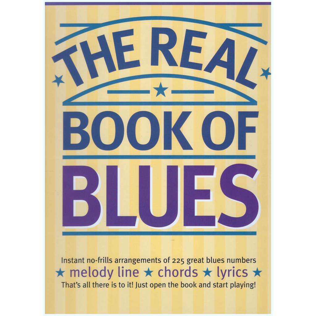 The Real Blues / Gitar, Voice, Music Book