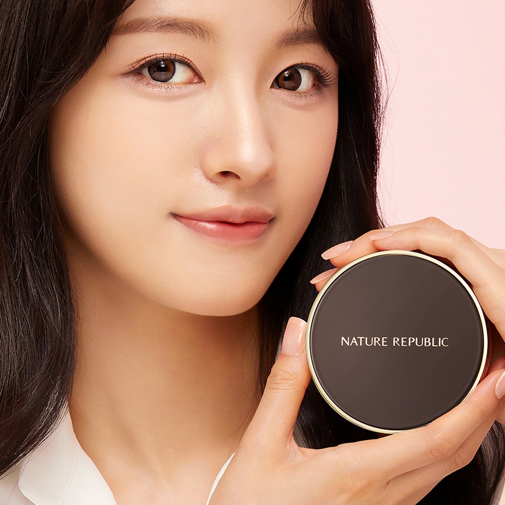 NATURE REPUBLIC GINSENG AMPOULE CUSHION SPF50PA (15g) คุชชั่น แถมรีฟิล ...