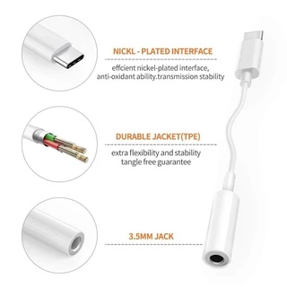 หางหนู Type-C to AUX Ss Note10/ A80/ S20สายแปลง USB Type-C to 3.5mm. ใช้ได้กับ iPad Headphone Adapter Type-C to AUX