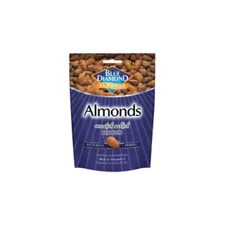 บลูไดมอนด์ อัลมอนด์อบเกลือ 400 ก. Blue Diamond Roasted Salted Almonds Big Pack 400 g.