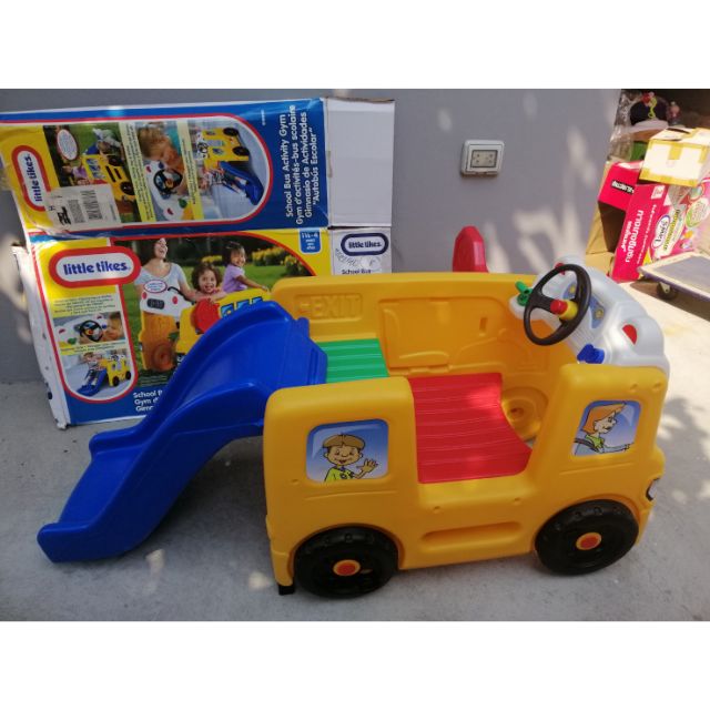 little tikes bus slide