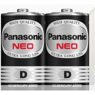 ถ่าน "D"battery panasonic Neo สีดำ กล่องละ24ก้อน