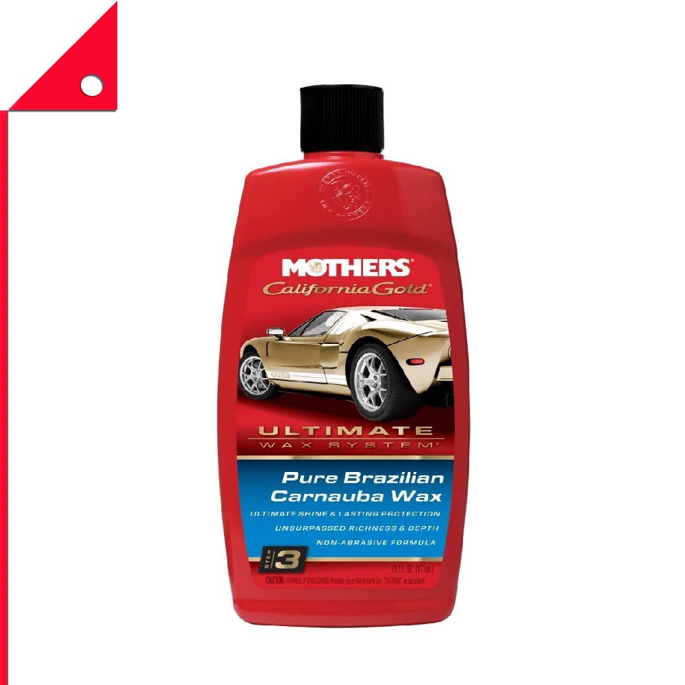 Mothers : MTH05750* แวกซ์เคลือบสีรถยนต์ California Gold Pure Brazilian Carnauba Liquid Wax
