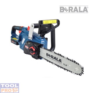 เลื่อยโซ่ยนต์ BARLAL BRL-8J113 เเบตเตอร์รี่ สีขาว