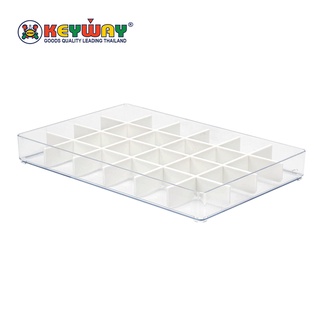 ถาดใสอเนกประสงค์ 24 ช่อง Multi-purpose Tray with 24 Compartments : TLV-606