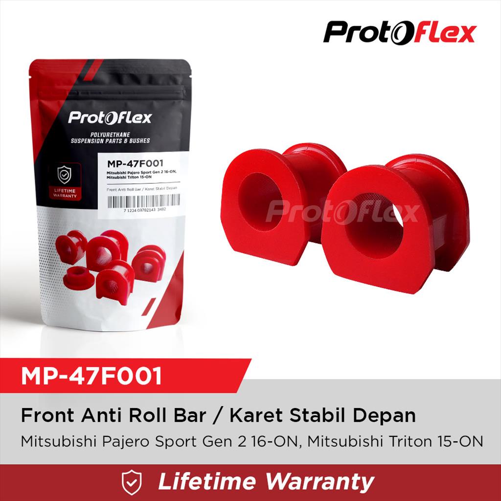 ยางเสถียรหน้า Protoflex All New Pajero Sport 16-ON Triton 15-ON