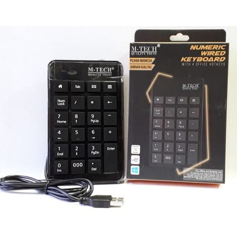 คีย์บอร์ด M-TECH NUMERIC WIRED