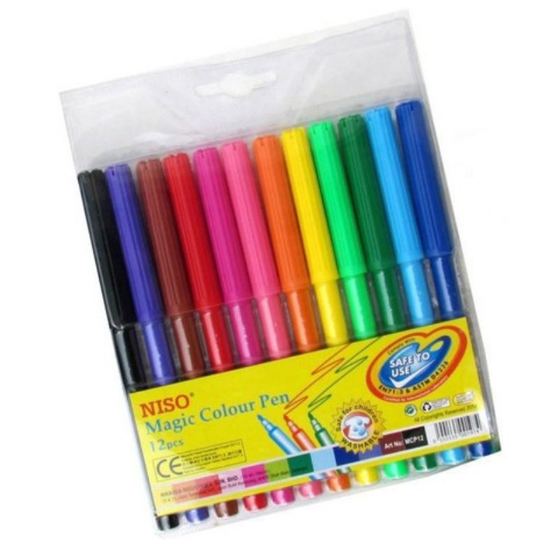 Niso Magic Colour Pen 12 สี