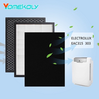 ไส้กรองฝุ่น HEPA และไส้กรองคาร์บอน สําหรับเครื่องฟอกอากาศ Electrolux EAC315 EAC303