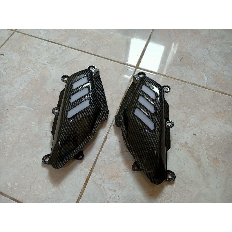 ฝาครอบสเต็ปคาร์บอน ด้านข้าง สําหรับ Yamaha nmax 155 old pnp