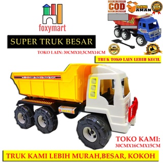 (BISA COD) PROMO JUMBO Mainan Anak Mobil Mobilan Truk Truck Angkut Barang Konstruksi Buldozer Murah Monster Zap Hot Wheel