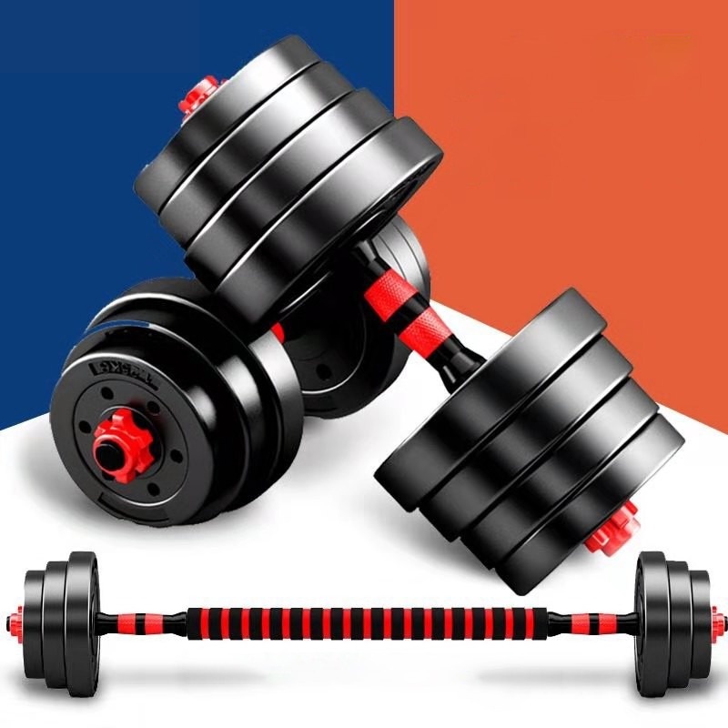 ดัมเบลปรับน้ำหนัก 30กิโล dumbells ออกกำลังกายของผู้ชายและแขนออกกำลังกายหรือยกน้ำหนักอุปกรณ์ออกกำลังกาย barbell