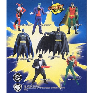 [RARE 2005] YAMATO CANDY TOYS : DC COMIC BATMAN MINI FIGURE COMIC SELECTION SET ครบชุด 7 แบบ ของใหม่ ของแท้ 100%