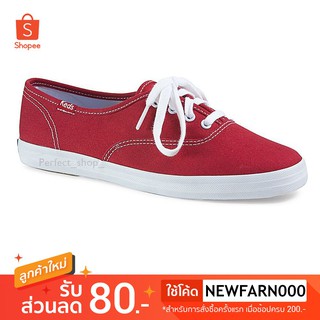 Keds Classic รองเท้าผ้าใบลําลองสีแดง