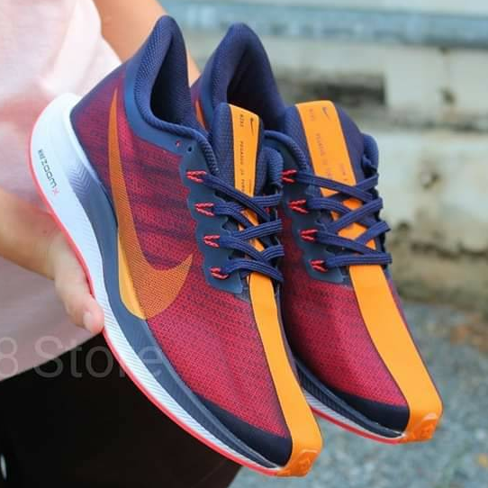 Nike Zoom X Pegasus Turbo 2 Red &amp; Blue Color รองเท้าผ้าใบไนกี้หลากสี สปอร์ตสไตล์ ดึงดูดทุกสายตา จัดส่งฟรี!!!